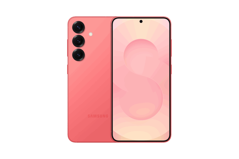 Samsung S25 Coral Red