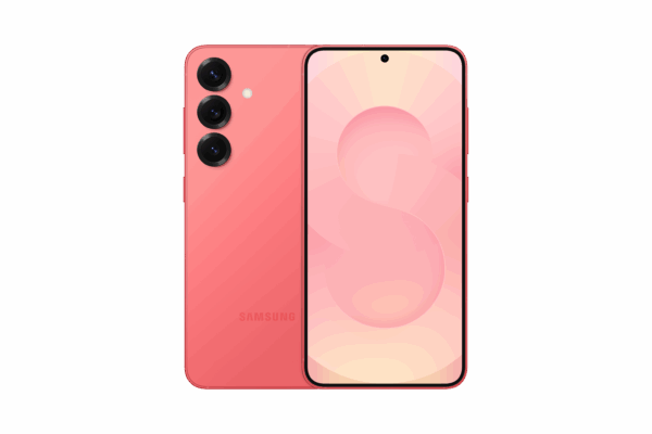 Samsung S25 Coral Red